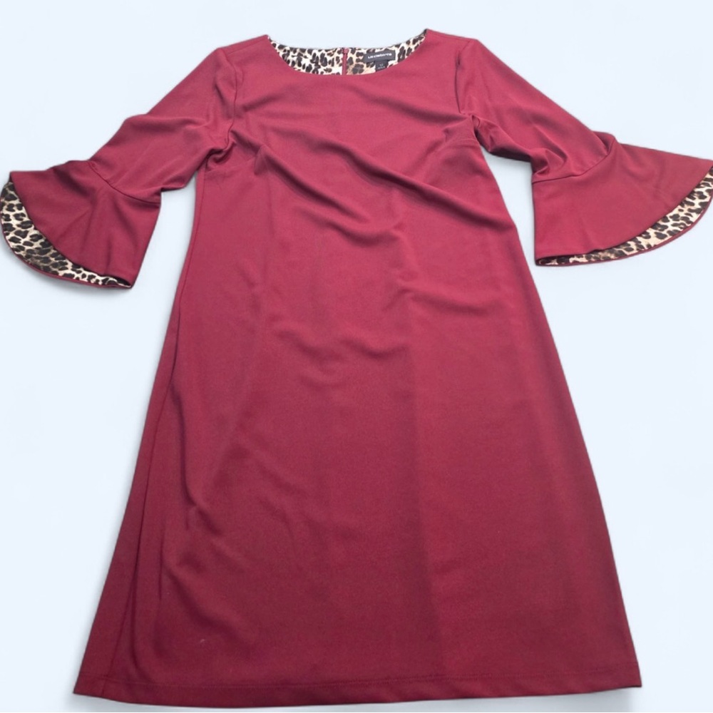 NWT Liz Claiborne Size 12 burgundy/wine dress